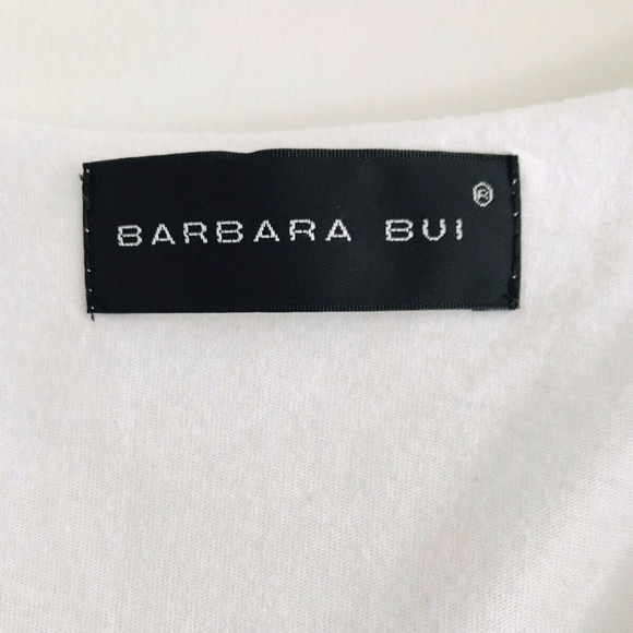 Barbara Bui | Graphic Tee Womens White V-neck - Picture 9 of 9